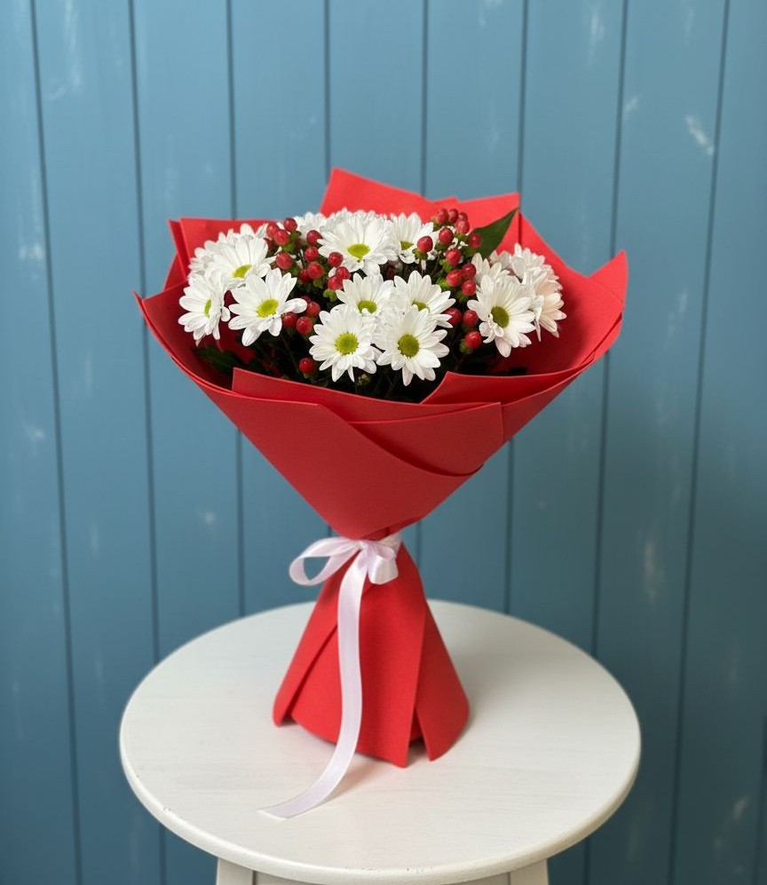 Букет цветов из: Хризантемы в Шатуре