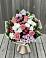 Букет цветов из: Альстромерии, Гвоздики, Розы и Хризантемы в Шатуре