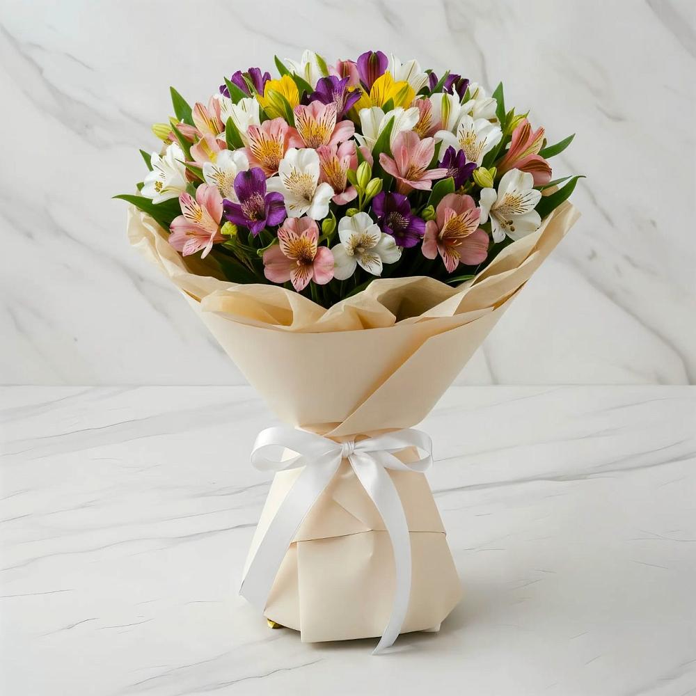 Букет цветов из: Альстромерии в Шатуре