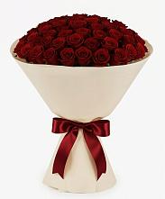Букет 101 Бордовая роза Блэк Бакарра в Шатуре