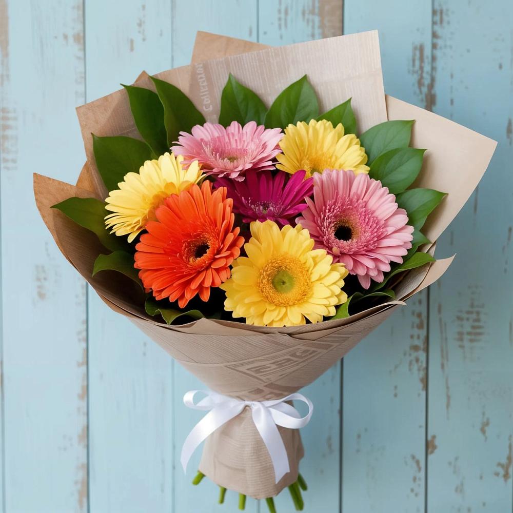 Букет цветов из: Герберы в Шатуре