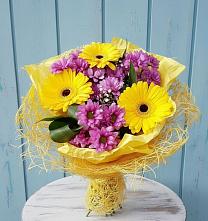 Букет цветов из:  Хризантемы и Герберы в Шатуре