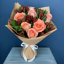 Букет цветов из:  Розы и Альстромерии в Шатуре