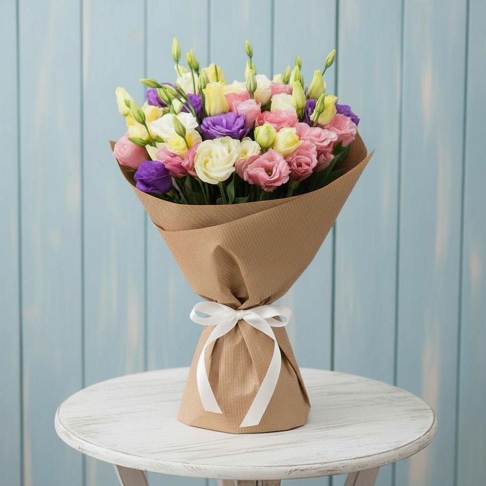 Букет цветов из: Лизиантусы в Шатуре