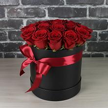 Цветочная композиция из Розы в шляпной коробке #REPLACE_PRED# Шатуре