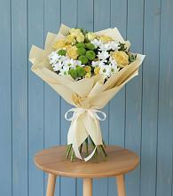 Букет цветов из:  Хризантемы и Розы #REPLACE_PRED# Шатуре