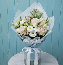 Букет цветов из:  Розы и Лизиантусы #REPLACE_PRED# Шатуре