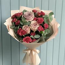 Букет цветов из:  Гвоздики и Розы в Шатуре
