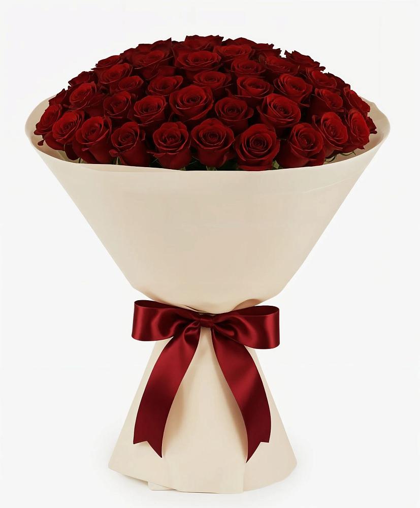 Букет 101 Бордовая роза Блэк Бакарра в Шатуре