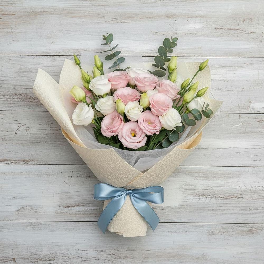 Букет цветов из: Лизиантусы в Шатуре